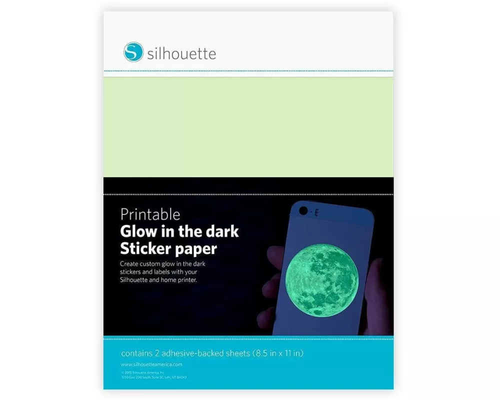 Silhouette Stickerpapier 2 Stück 21.5 x 28 cm