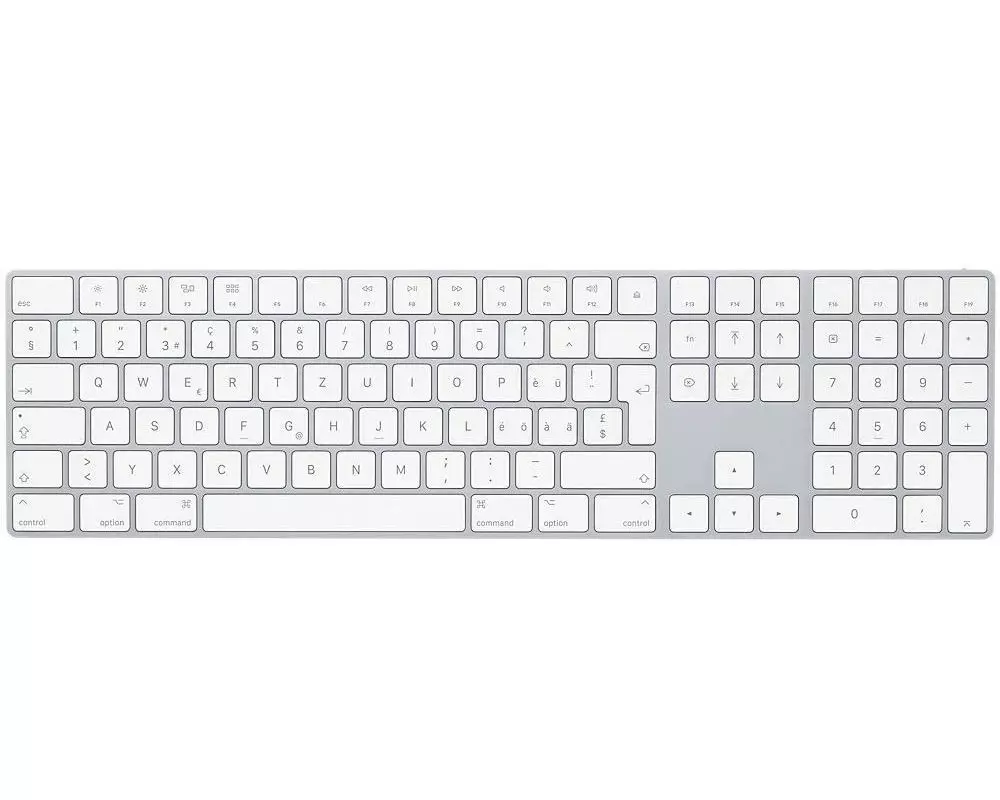Apple Tastatur Magic mit Ziffernblock, CH-Layout