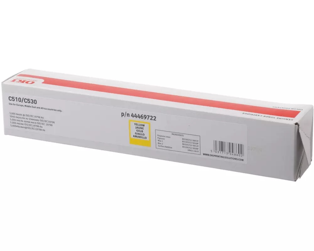 OKI Toner 44469722 Yellow