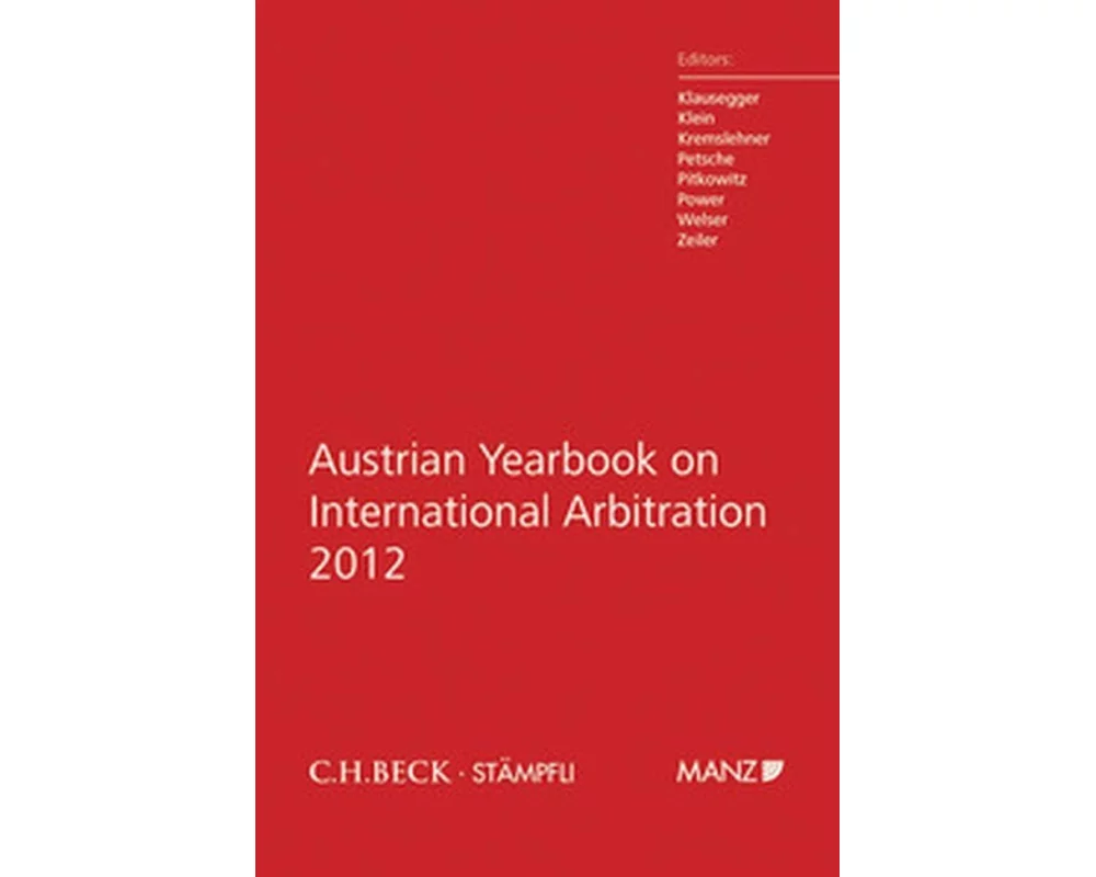 Austrian Yearbook on International Arbitration