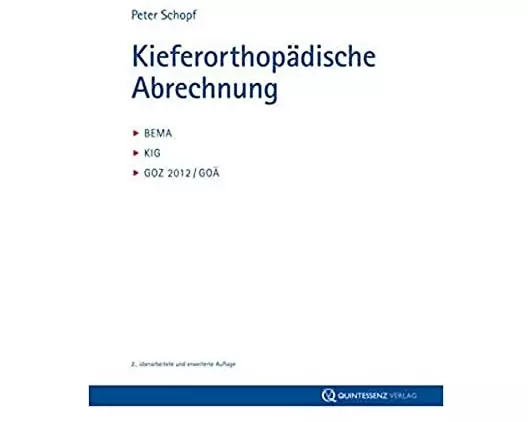 Kieferorthopädische Abrechnung
