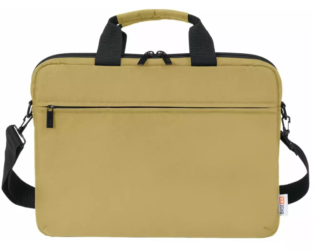 DICOTA BASE XX Slim Case 14-15.6inch Camel Brown