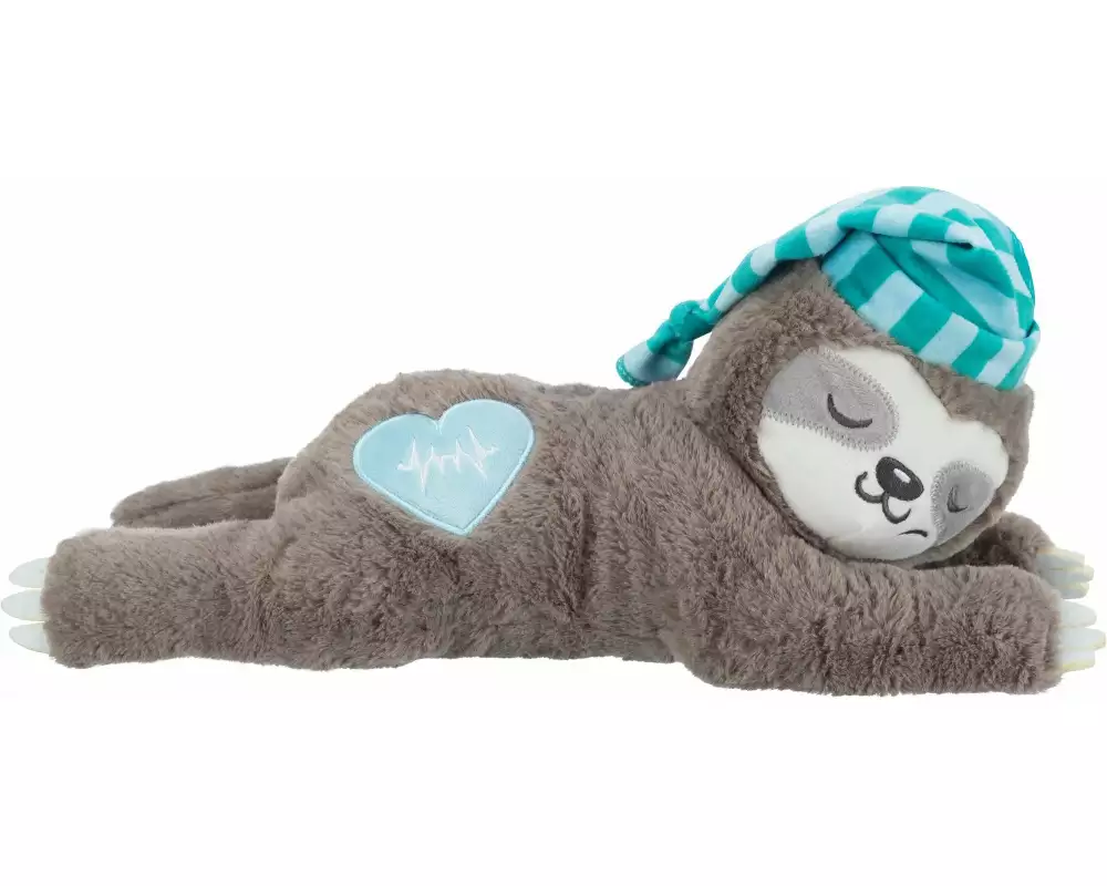 Trixie Hunde-Spielzeug Junior Faultier mit Herzschlag, 34 cm, Braun