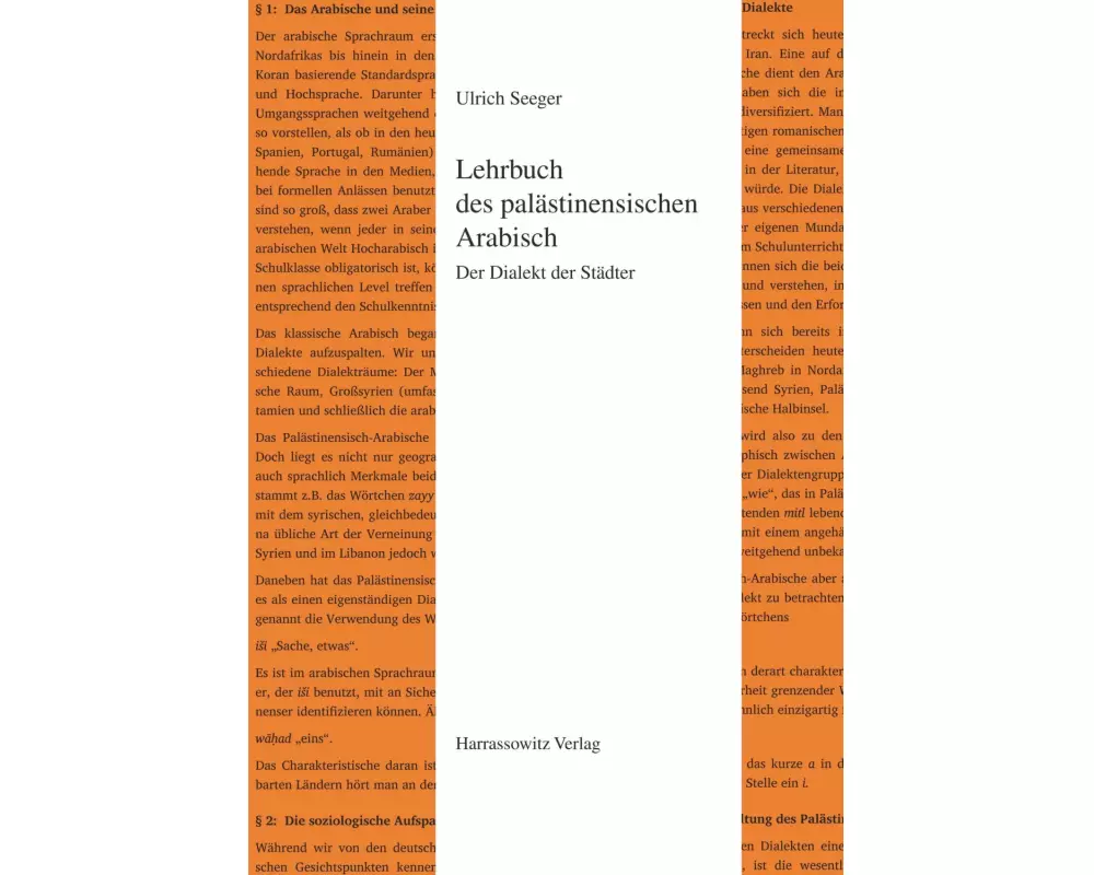 Lehrbuch des palästinensischen Arabisch