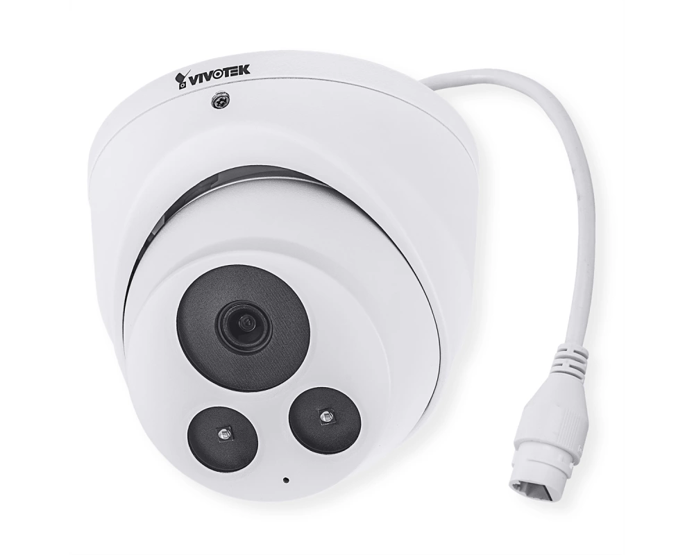 Vivotek IT9380-H (2.8mm) Vandal-Turret Kamera 5 MP, 103°, IR-LED bis 30m