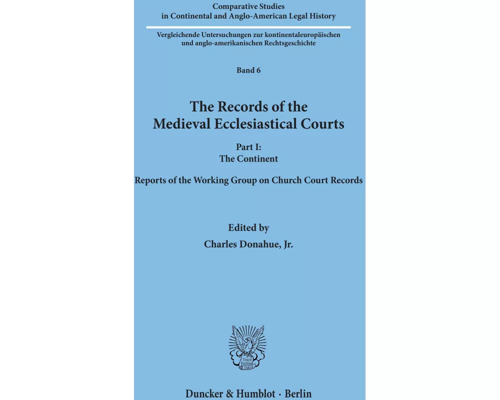 The Records of the Medieval Ecclesiastical Courts
