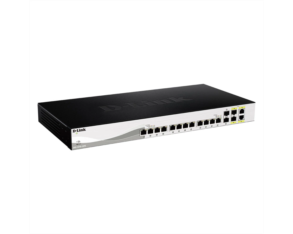 D-Link DXS-1210-16TC 16-Port Switch Smart Managed 10G 2x SFP+ 2x Combo