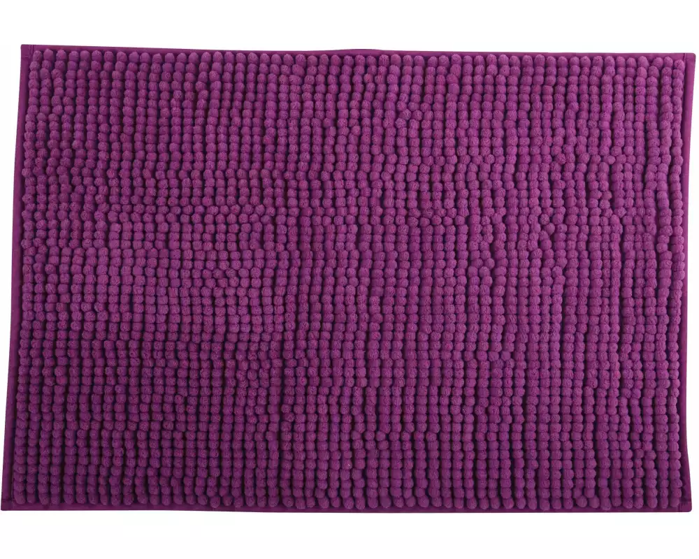 MSV Badteppich Chenille 40 x 60 cm, Violett