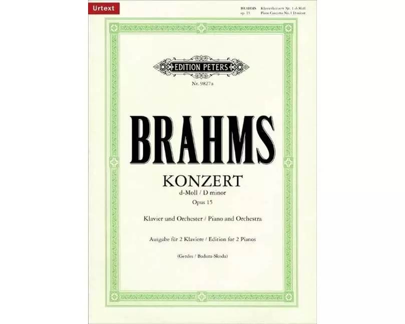 Konzert Nr. 1 d-Moll op. 15 für Klavier und Orchester, Ausgabe für 2 Klaviere