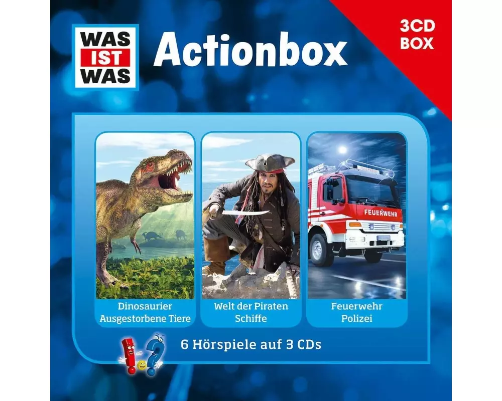 WAS IST WAS 3-CD-Hörspielbox. Actionbox