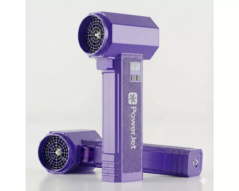 PowerJets Luftgebläse Purple Limited Edition, Violett
