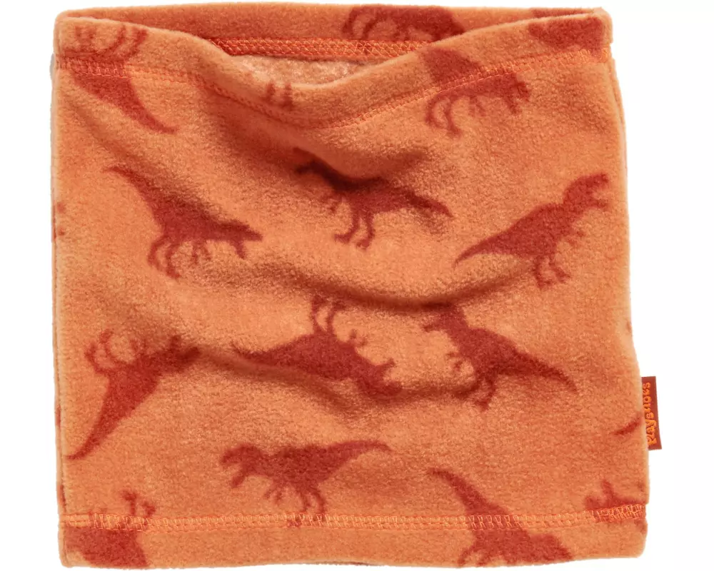 Playshoes Schlauchschal Fleece Dinos Ocker Gr. Standard