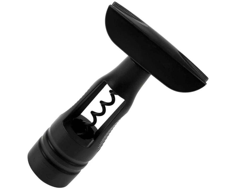 Fackelmann Korkenzieher Specter 15 cm, Schwarz/Silber