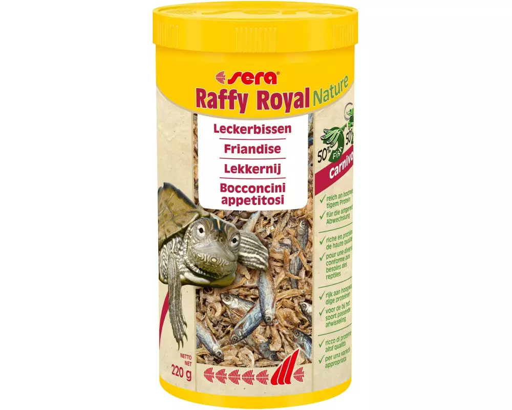 sera Leckerbissen Raffy Royal Nature, 1000 ml, 220 g