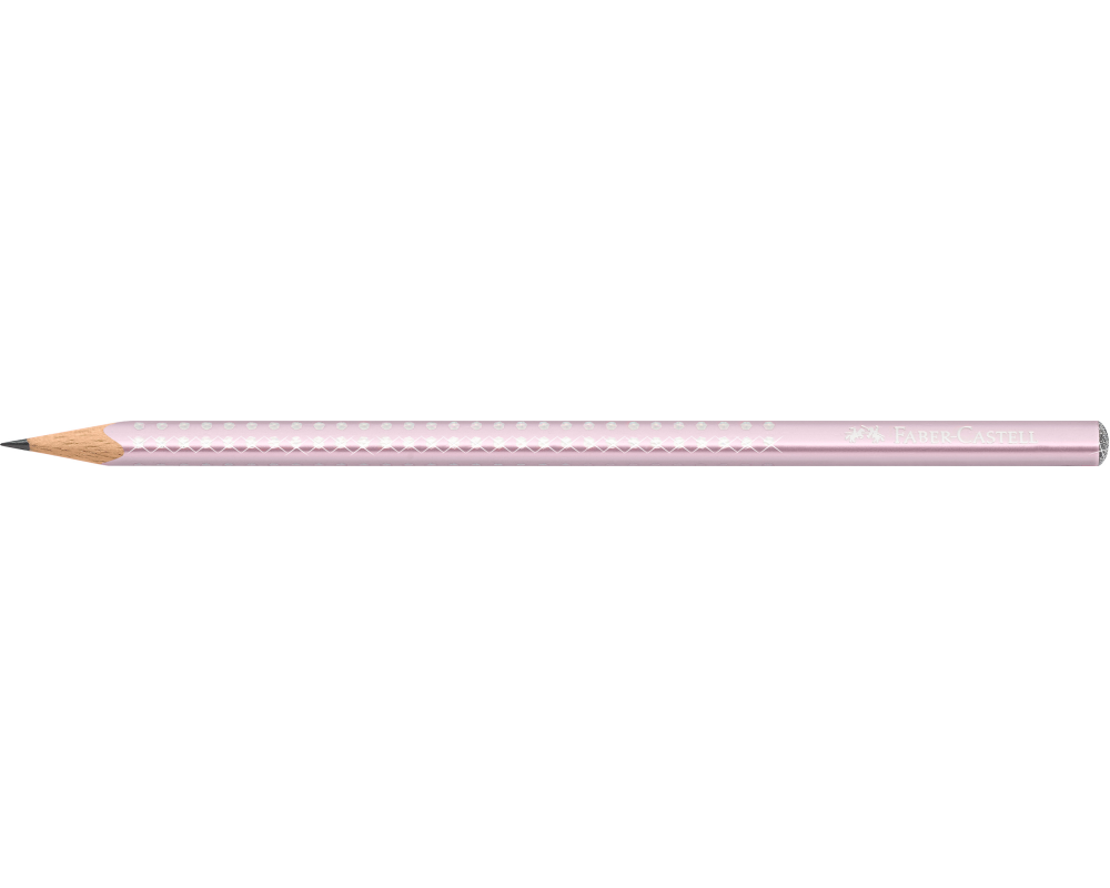 FABER-CASTELL Bleistift Sparkle B 118261 rosa metallic