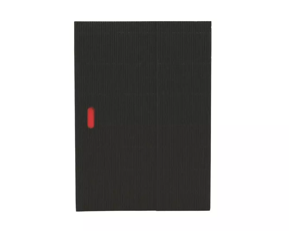 PaperOh Notizbuch Ondulo B5, Liniert, Schwarz