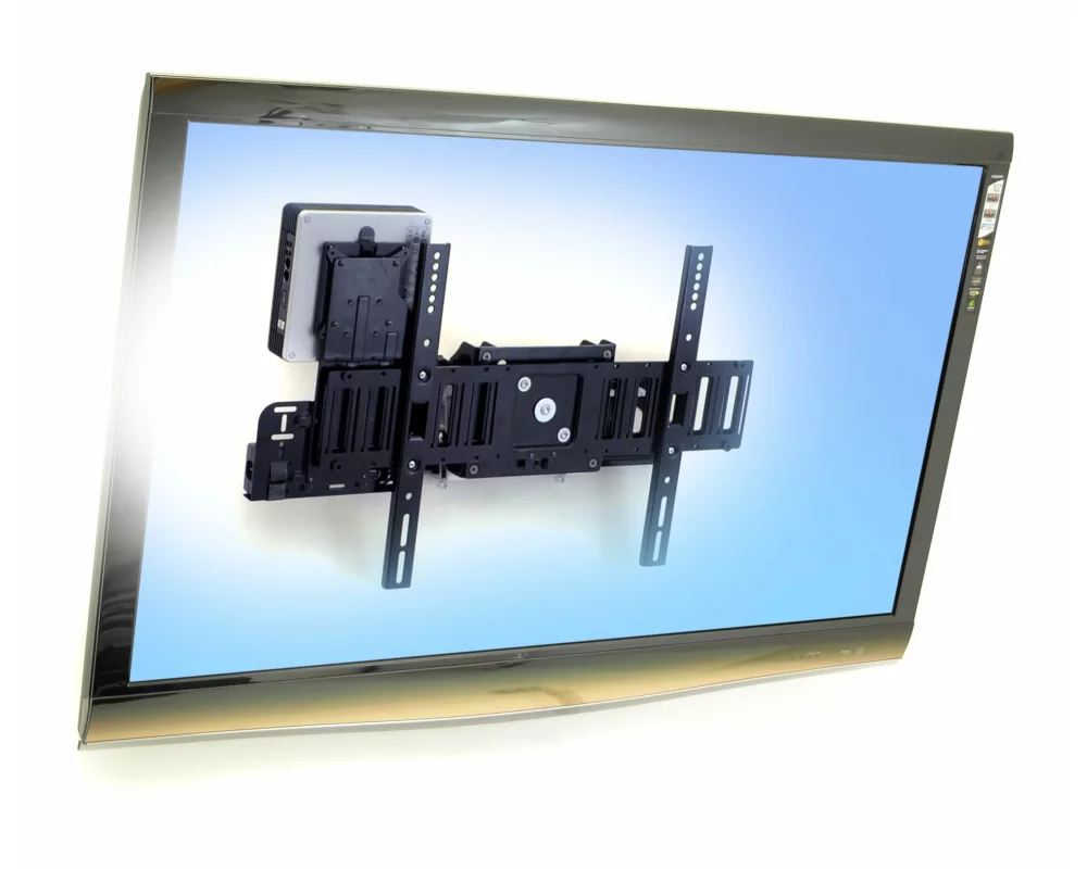 ERGOTRON wall mount, SIM90 Signage Integration, Thin Client-CPU, 32-63 inch, 47,6Kg, VESA 75x75+100x100mm, tilt, rotate
