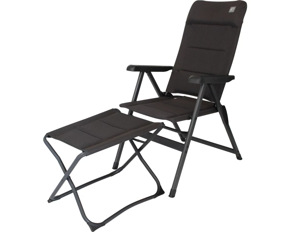 Eurotrail Campinghocker Kendal Fusshocker Anthrazit