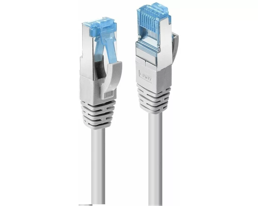 LINDY 100m Cat.6A S/FTP LSZH Cable, Grey