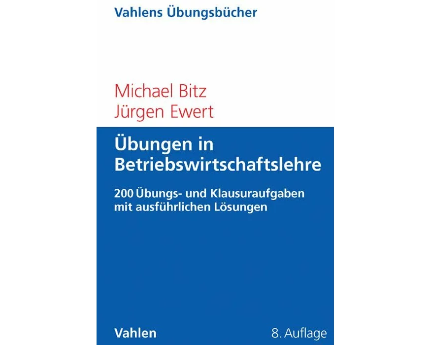 Übungen in Betriebswirtschaftslehre