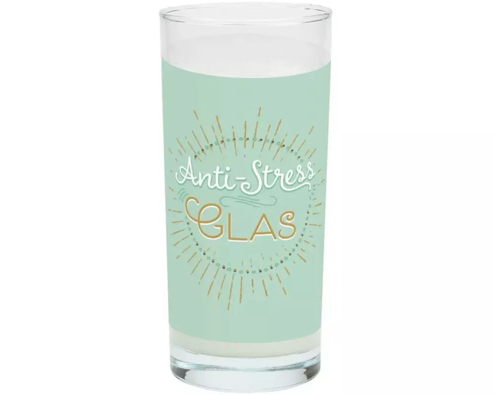 Sheepworld Trinkglas Anti-Stress 500 ml, 1 Stück, Hellgrün