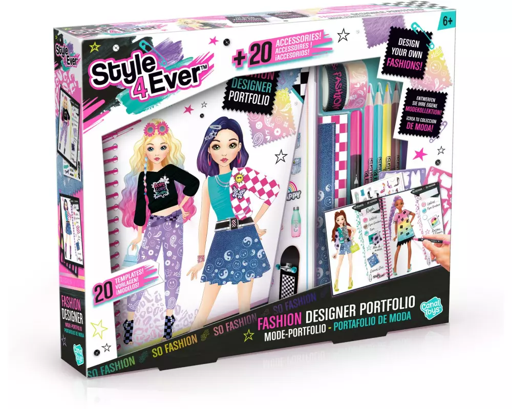 Canal Toys Bastelset Fashion Designer Portfolio