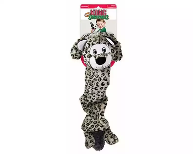 Kong Hunde-Spielzeug Stretchezz Jumbo Leopard X-L