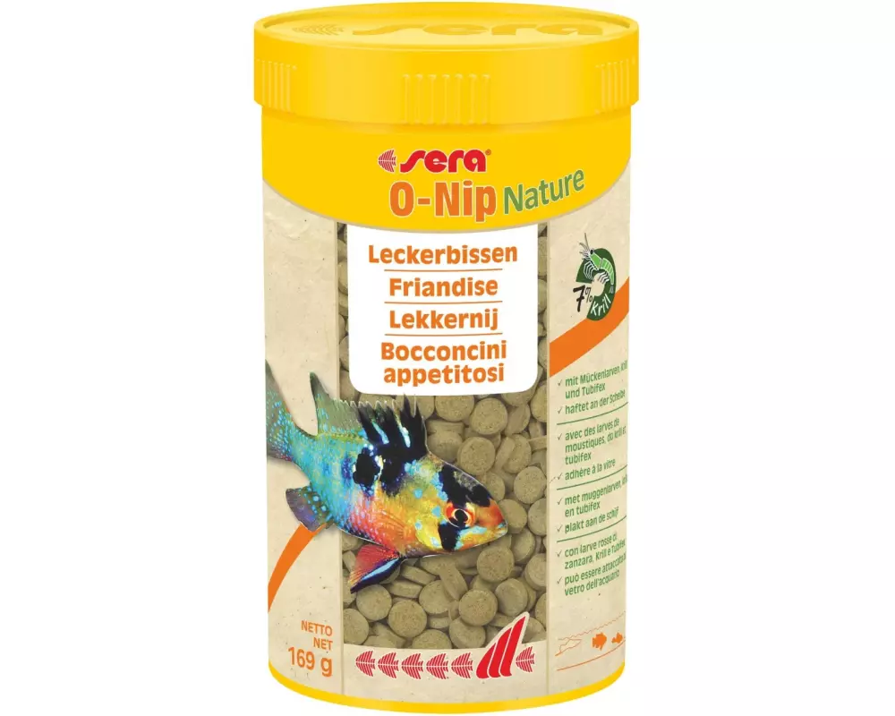 sera O-Nip Nature, 265 Tabs, 200 ml, 169g
