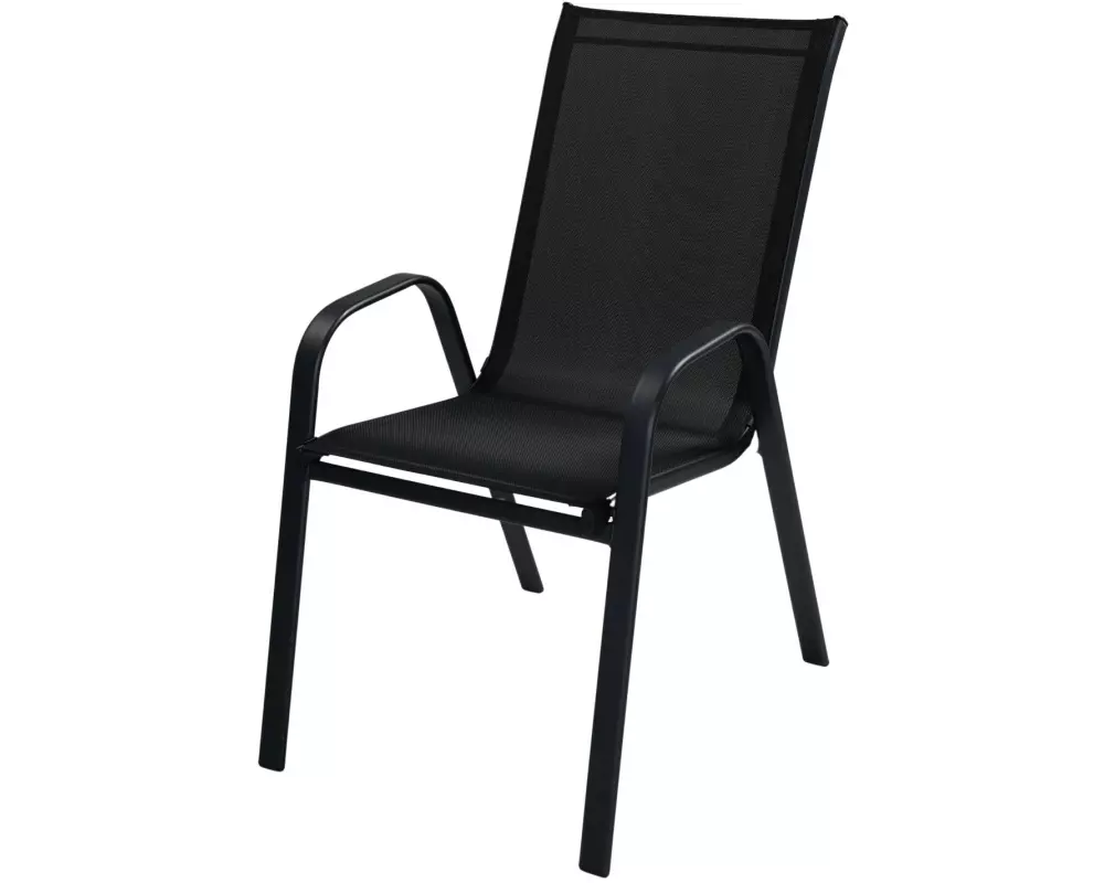 COCON Gartenstuhl Frida , Schwarz, 2 Stück