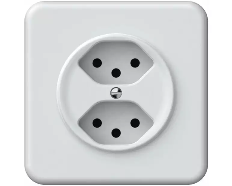Hager Steckdose ORIGIN UP-Steckdose 2xT13 QuickConnect ws