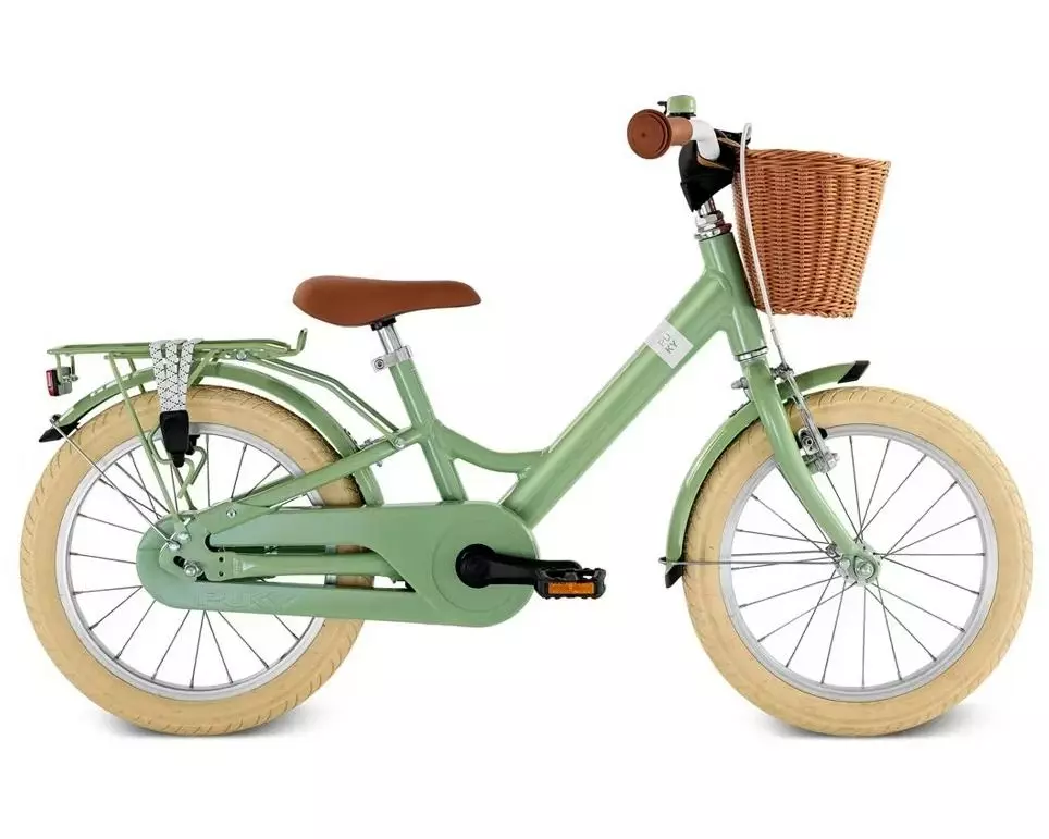 PUKY Kinderfahrrad Youke Classic 16" Retro Grün