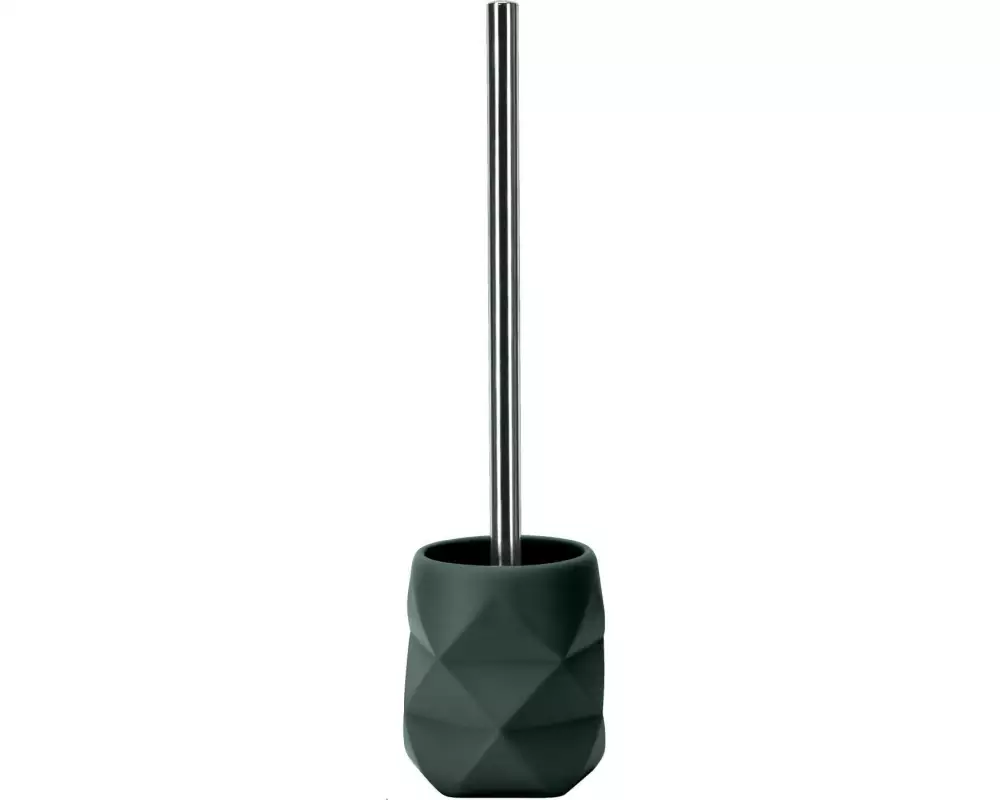 Kleine Wolke Toilettenbürste Crackle Dunkelgrün, Polyresin