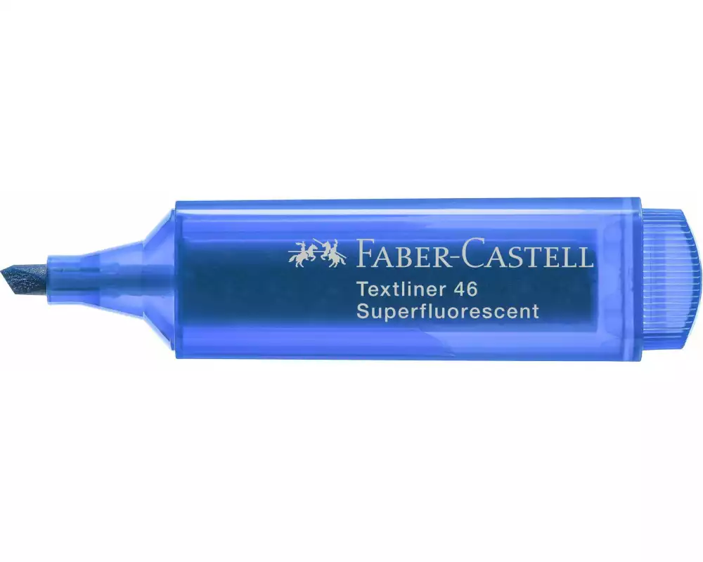 Faber-Castell Textmarker 1546 superfluorescent Blau