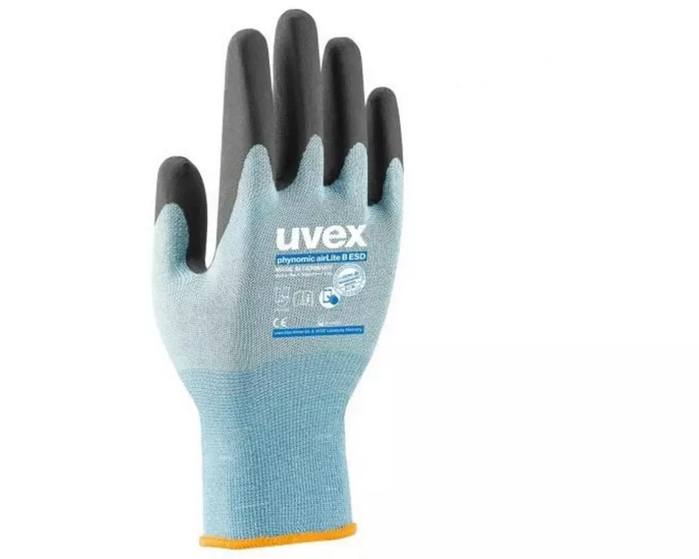 uvex Schnittschutzhandschuh Phynomic AirLite B ESD 11, 2 Stück