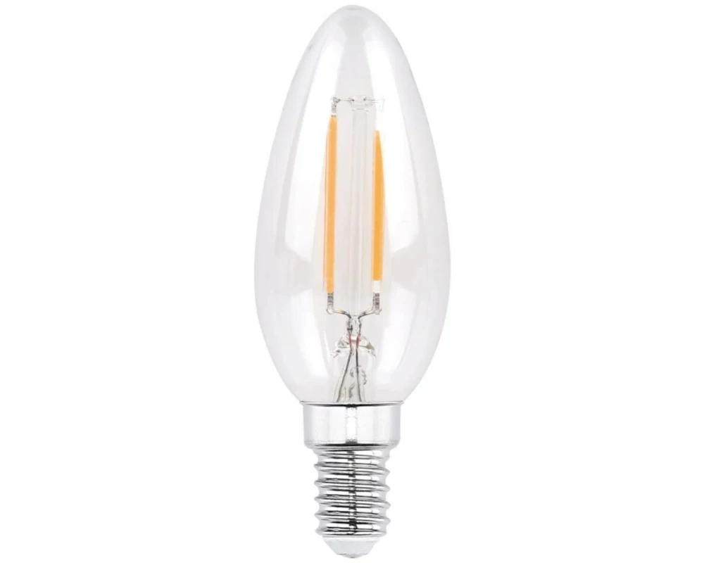 Hama LED-Filamentlampe E14 2.2 W Kerze B35 klar Warmweiss