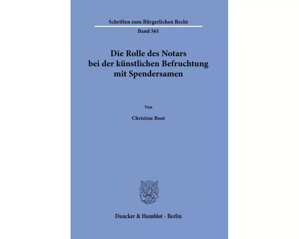 Die Rolle des Notars bei der künstlichen Befruchtung mit Spendersamen