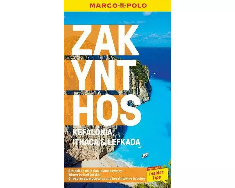 Zakynthos and Kefalonia Marco Polo Pocket Travel Guide - with pull out map