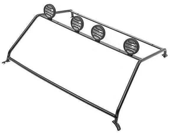 RC4WD Modellbau-Überrollbügel Exterior Steel Lights VS4-10 Schwarz