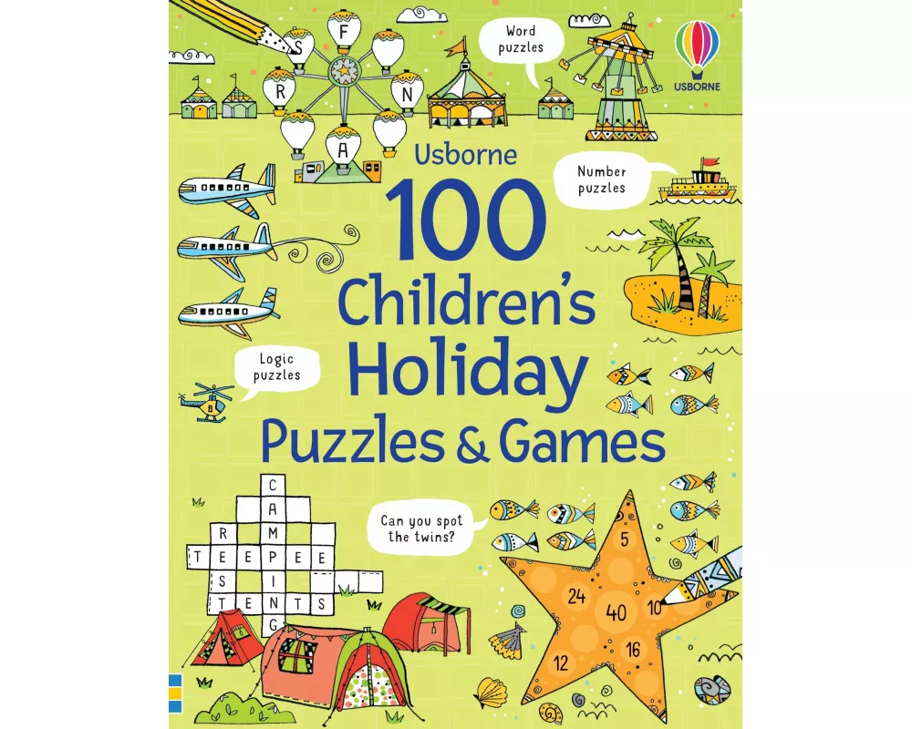 100 Children's Puzzles and Games: Holiday