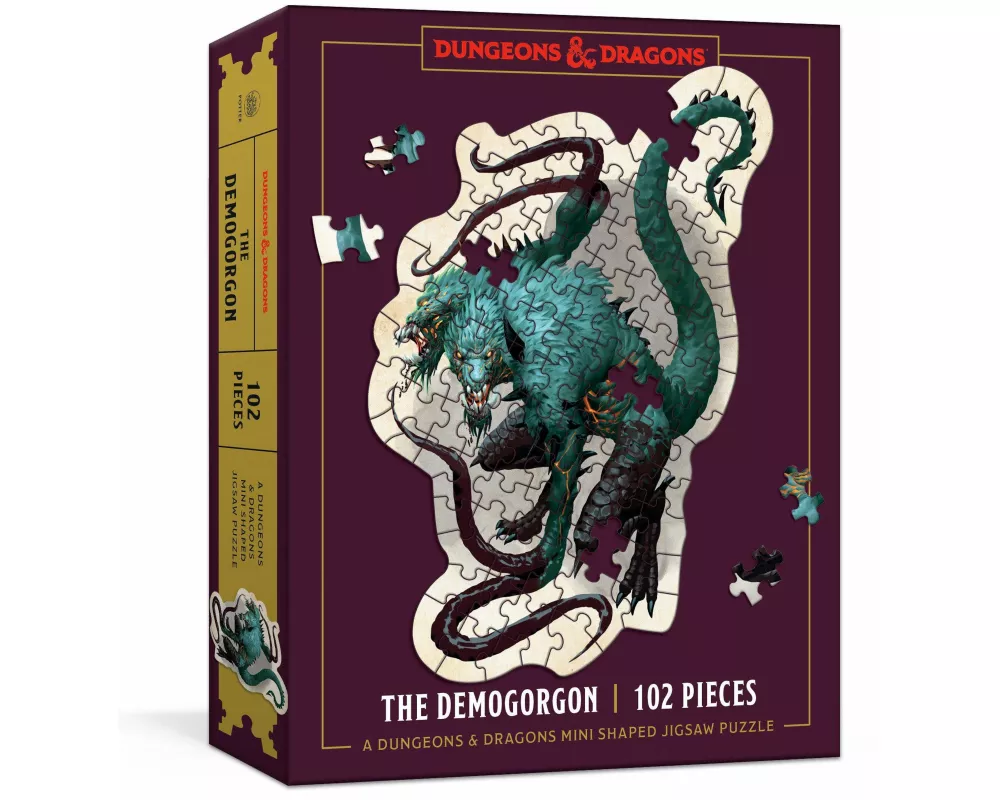 Dungeons & Dragons Mini Shaped Jigsaw Puzzle: The Demogorgon Edition