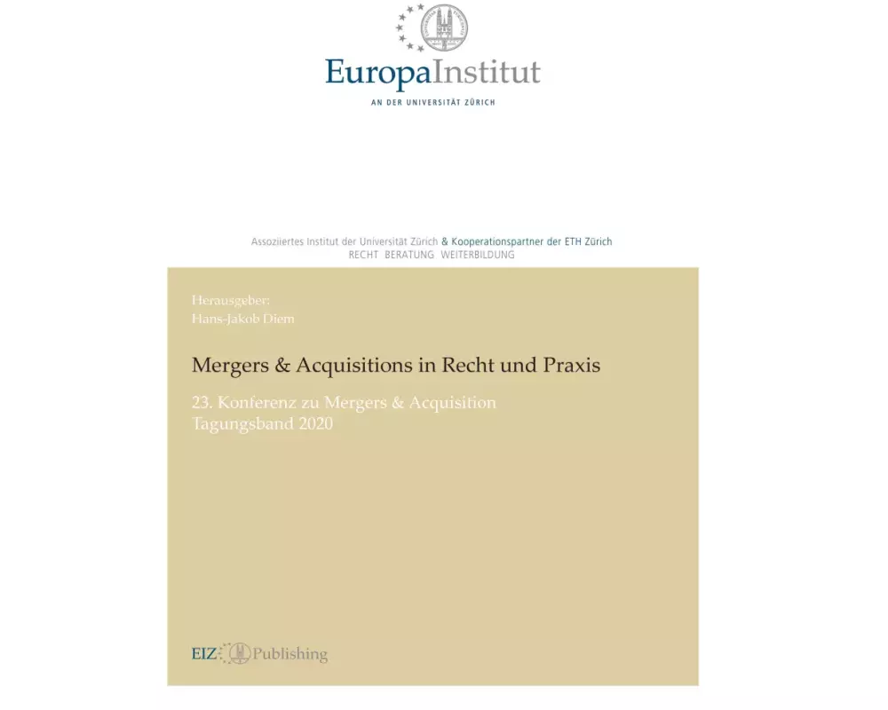 Mergers & Acquisitions in Recht und Praxis