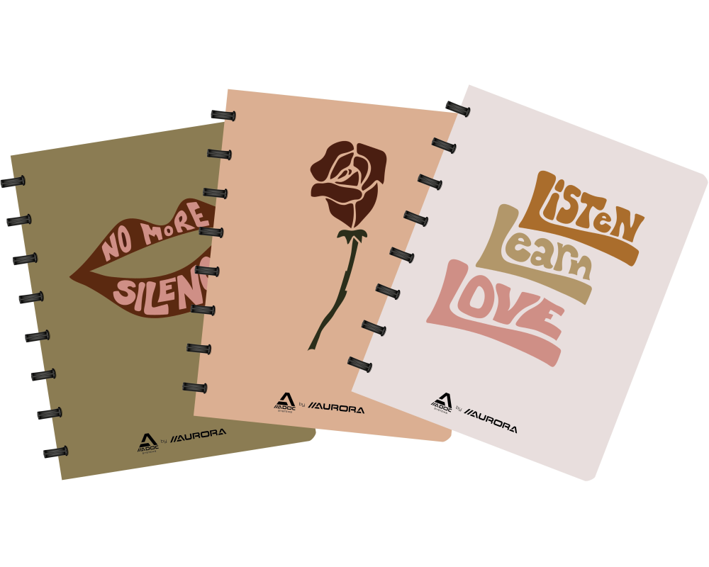 ADOC Ringbuch A5 3055.25 assortiert, kariert 144 Seiten