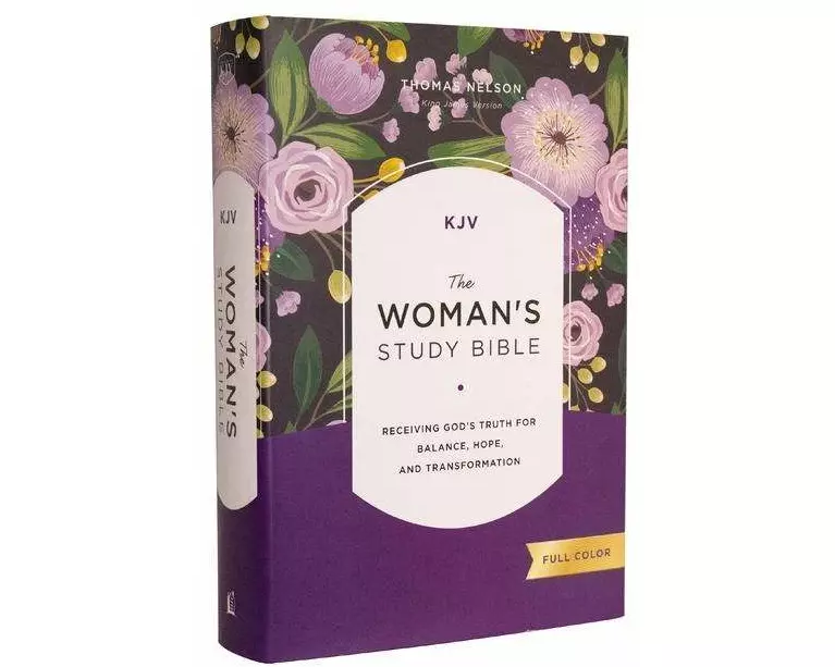 KJV, The Woman's Study Bible, Hardcover, Red Letter, Full-Color Edition, Comfort Print