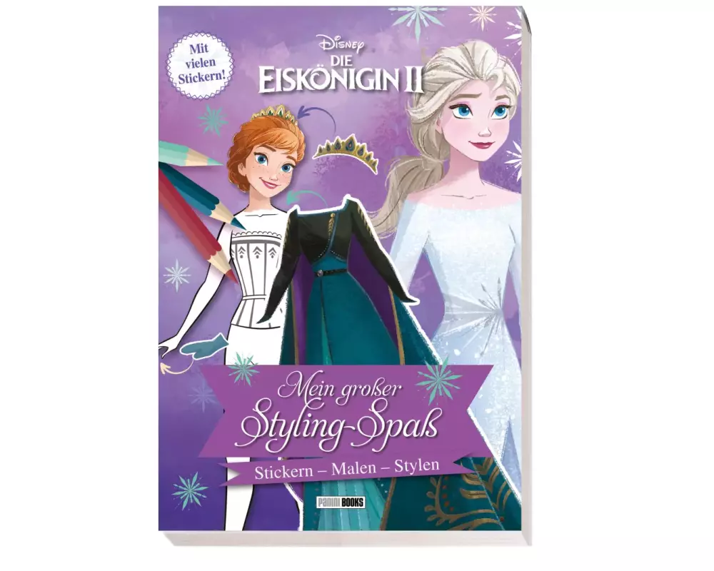 Disney Die Eiskönigin 2: Mein großer Styling-Spaß: Stickern, Malen, Stylen