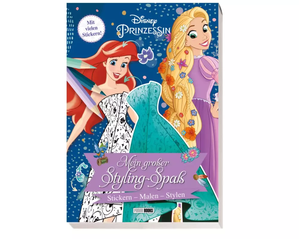 Disney Prinzessin: Mein großer Styling-Spaß: Stickern, Malen, Stylen