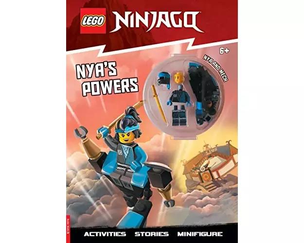 LEGO NINJAGO: Nya's Powers Activity Book (with Nya LEGO minifigure and mech)
