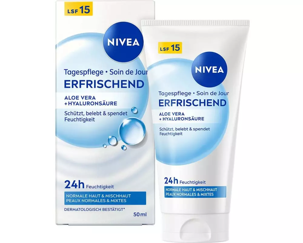NIVEA Erfrischende Tagespflege LSF 15 50 g
