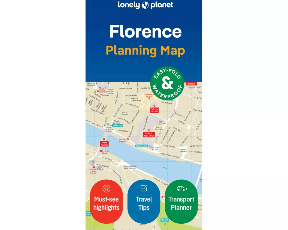 Lonely Planet Florence City Map