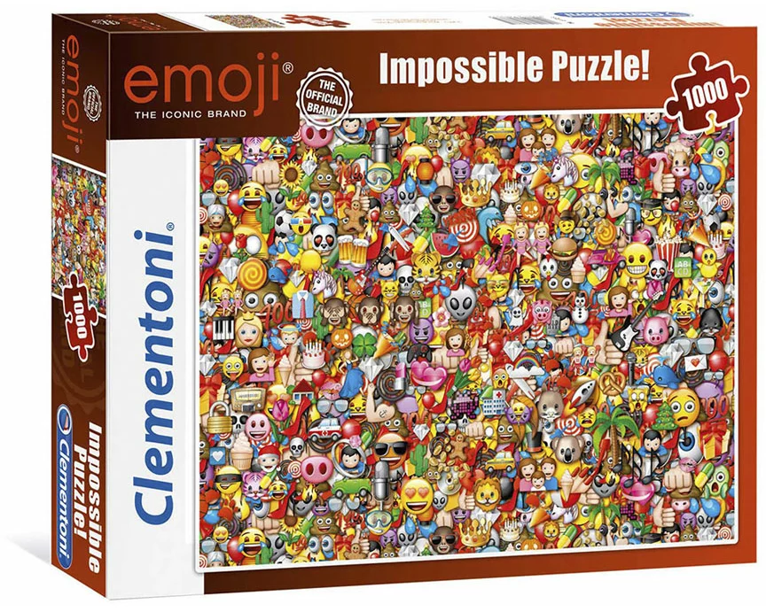 Clementoni 39388 Emoji Impossible Puzzle! 1000 Teile