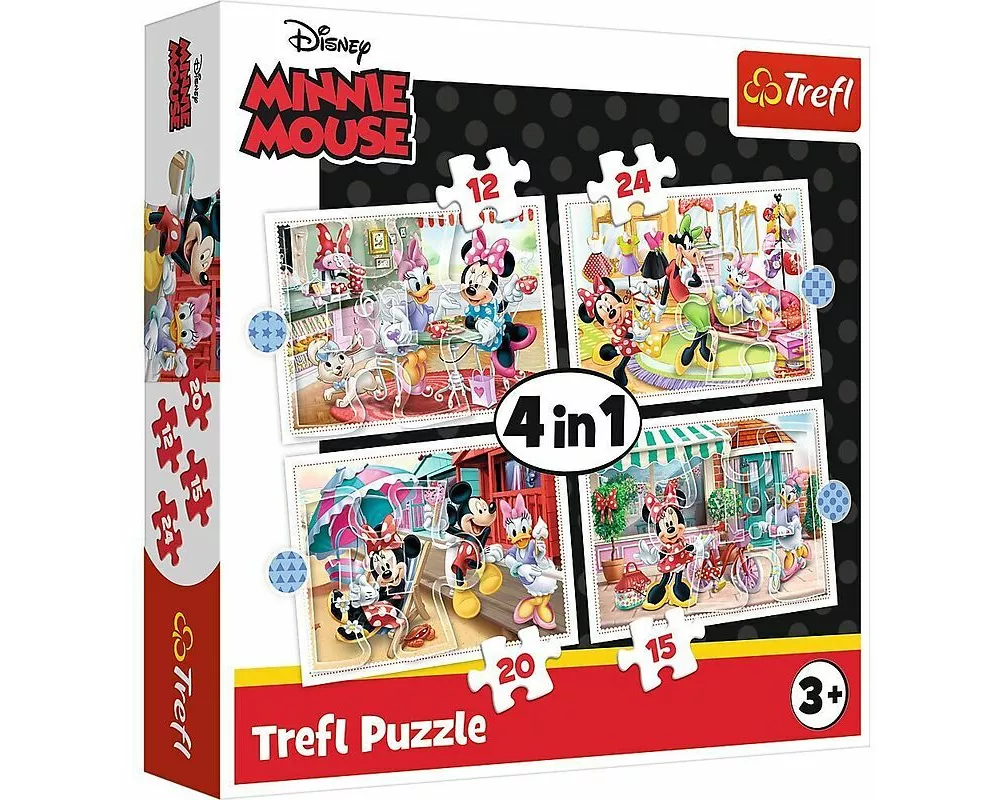 4 in 1 Puzzle - Disney Mickie Mouse